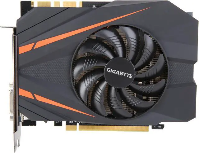 Alt view image 2 of 6 - GIGABYTE GeForce GTX 1080 8GB GDDR5X PCI Express 3.0 x16 SLI Support ATX Graphics Card GV-N1080IX-8GD