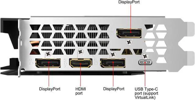 Alt view image 4 of 5 - GIGABYTE GeForce RTX 2070 MINI ITX 8G Graphics Card, Mini ITX Form Factor, 8GB 256-Bit GDDR6, GV-N2070IX-8GC Video Card