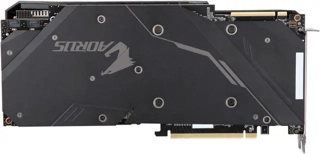 Alt view image 5 of 5 - GIGABYTE AORUS GeForce RTX 2080 8GB GDDR6 PCI Express 3.0 x16 SLI Support ATX Graphics Card GV-N2080AORUS-8GC
