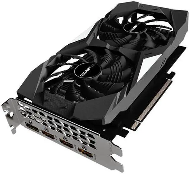 Alt view image 2 of 5 - GIGABYTE GeForce GTX 1650 WINDFORCE OC 4G Graphics Card, 2 x WINDFORCE Fans, 4GB 128-Bit GDDR5, GV-N1650WF2OC-4GD Video Card