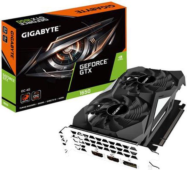 Alt view image 7 of 6 - GIGABYTE GeForce GTX 1650 OC 4G Graphics Card, 2 x WINDFORCE Fans, 4GB 128-Bit GDDR5, GV-N1650OC-4GD Video Card