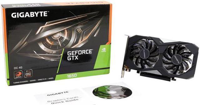 Alt view image 6 of 6 - GIGABYTE GeForce GTX 1650 OC 4G Graphics Card, 2 x WINDFORCE Fans, 4GB 128-Bit GDDR5, GV-N1650OC-4GD Video Card