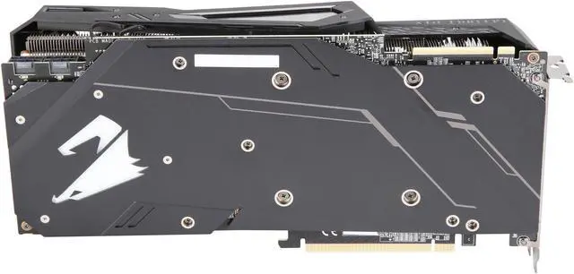 Alt view image 4 of 6 - GIGABYTE AORUS GeForce RTX 2080 Ti 11GB GDDR6 PCI Express 3.0 x16 SLI Support ATX Graphics Card GV-N208TAORUS X-11GC