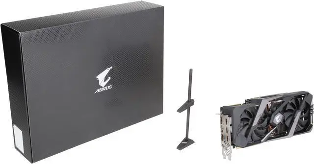 Alt view image 6 of 6 - GIGABYTE AORUS GeForce RTX 2080 Ti 11GB GDDR6 PCI Express 3.0 x16 SLI Support ATX Graphics Card GV-N208TAORUS X-11GC