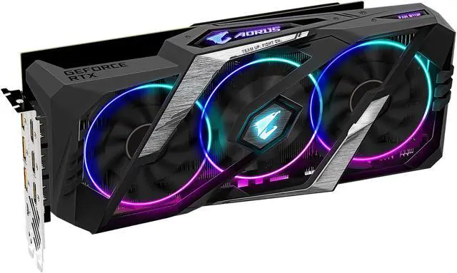 Alt view image 3 of 8 - GIGABYTE AORUS GeForce RTX 2060 Super 8G Graphics Card, WINDFORCE Stack, 8GB 256-Bit GDDR6, GV-N206SAORUS-8GC Video Card