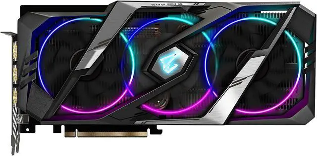 Alt view image 2 of 8 - GIGABYTE AORUS GeForce RTX 2060 Super 8G Graphics Card, WINDFORCE Stack, 8GB 256-Bit GDDR6, GV-N206SAORUS-8GC Video Card