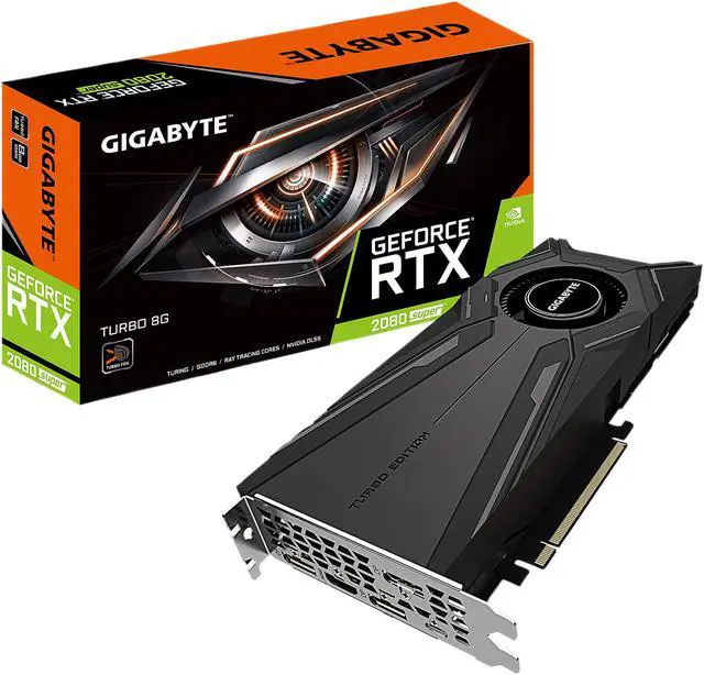 Alt view image 7 of 8 - GIGABYTE GeForce RTX 2080 SUPER 8GB GDDR6 PCI Express 3.0 x16 SLI Support ATX Graphics Card GV-N208STURBO-8GC
