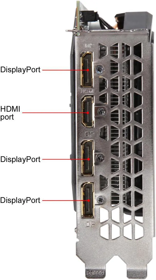 Alt view image 3 of 5 - GIGABYTE GeForce GTX 1660 6GB GDDR5 PCI Express 3.0 x16 ATX Graphics Card GV-N1660OC-6GD