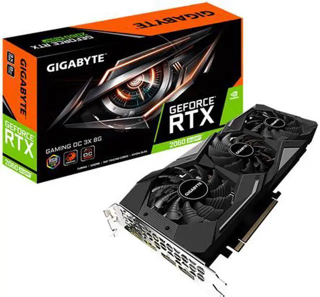 Alt view image 6 of 6 - GIGABYTE GeForce RTX 2060 SUPER 8GB GDDR6 PCI Express 3.0 x16 ATX Graphics Card GV-N206SGAMING OC-8GD v2.0