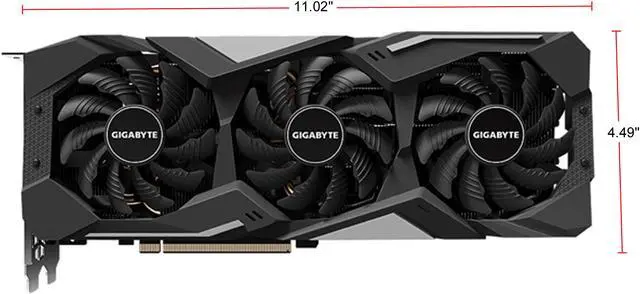 Alt view image 3 of 11 - GIGABYTE Radeon RX 5700 XT 8GB GDDR6 PCI Express 4.0 x16 ATX Graphics Card GV-R57XTGAMING-8GD