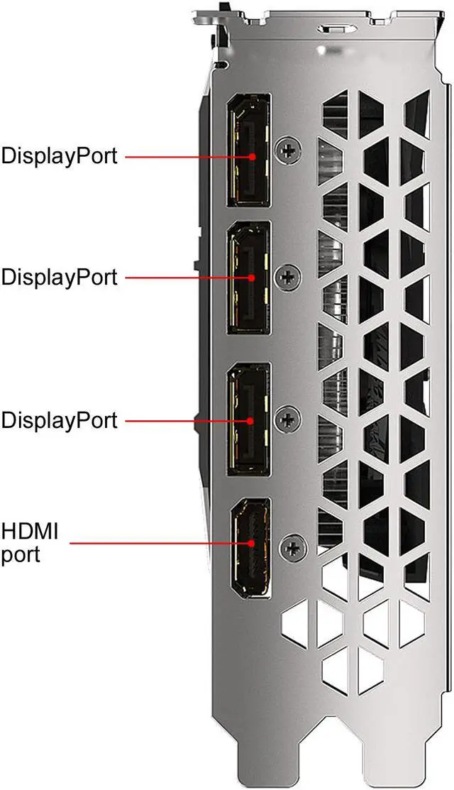 Alt view image 6 of 9 - GIGABYTE Radeon RX 5600 XT WINDFORCE OC 6G (Rev 2.0) Graphics Card, PCIe 4.0, 6GB 192-Bit GDDR6, GV-R56XTWF2OC-6GD Video Card