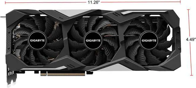 Alt view image 3 of 10 - GIGABYTE GeForce RTX 2080 SUPER 8GB GDDR6 PCI Express 3.0 x16 SLI Support ATX Graphics Card GV-N208SWF3-8GD