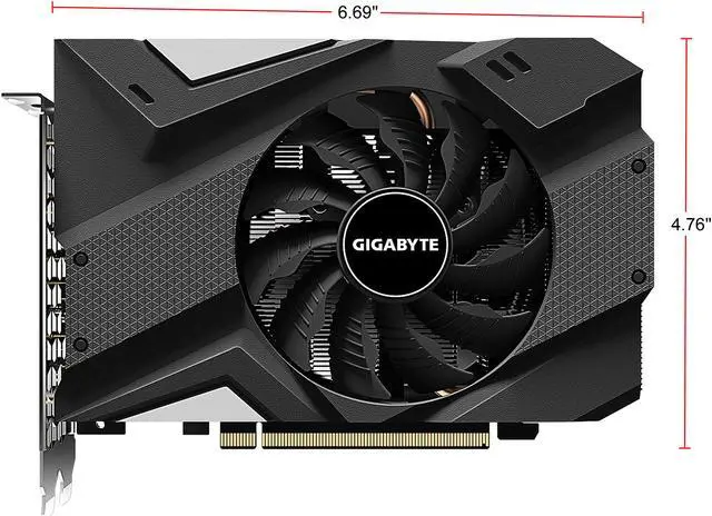 Alt view image 2 of 7 - GIGABYTE GeForce GTX 1660 SUPER 6GB GDDR6 PCI Express 3.0 x16 ITX Graphics Card GV-N166SIX-6GD