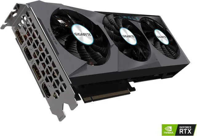 Alt view image 4 of 10 - GIGABYTE GeForce RTX 3070 EAGLE OC 8GB Video Card, GV-N3070EAGLE OC-8GD