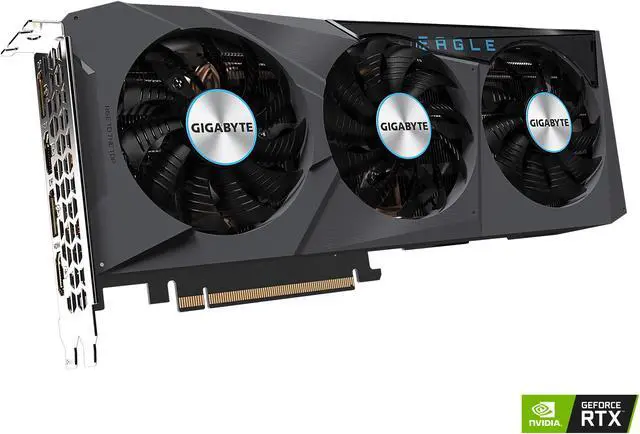 Alt view image 2 of 11 - GIGABYTE GeForce RTX 3070 EAGLE 8GB Video Card, GV-N3070EAGLE-8GD