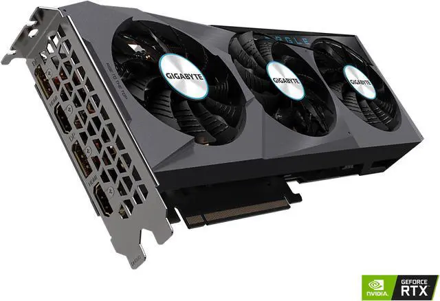 Alt view image 4 of 11 - GIGABYTE GeForce RTX 3070 EAGLE 8GB Video Card, GV-N3070EAGLE-8GD