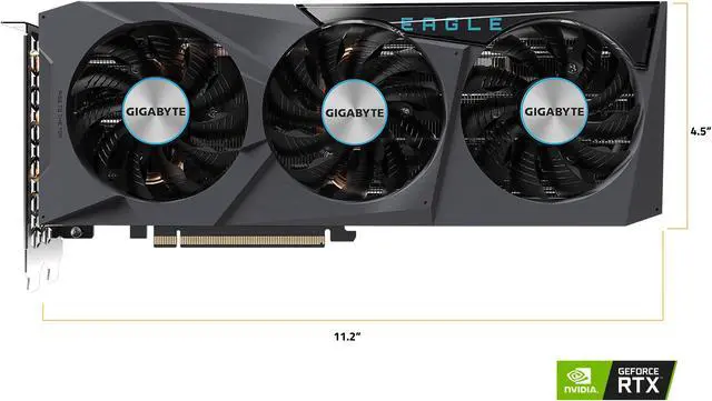 Alt view image 10 of 11 - GIGABYTE GeForce RTX 3070 EAGLE 8GB Video Card, GV-N3070EAGLE-8GD