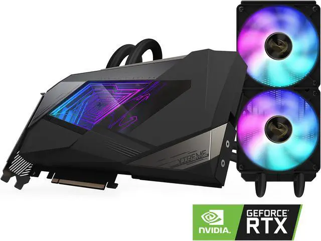 Main image of GIGABYTE AORUS GeForce RTX 3080 XTREME WATERFORCE 10GB Video Card, GV-N3080AORUSX W-10GD