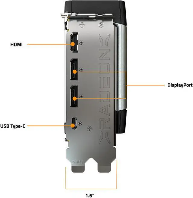 Alt view image 4 of 12 - GIGABYTE Radeon RX 6800 XT DirectX 12 Ultimate GV-R68XT-16GC-B Video Card 16GB of GDDR6 Memory, Powered by AMD RDNA 2, HDMI 2.1