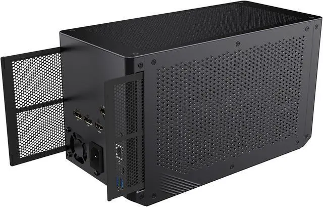 Alt view image 6 of 7 - GIGABYTE AORUS RTX 3090 GAMING BOX eGPU, WATERFORCE All-in-One Cooling System, Thunderbolt 3, GV-N3090IXEB-24GD External Graphics Card