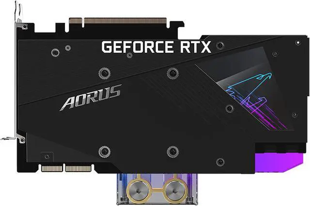 Alt view image 9 of 10 - GIGABYTE AORUS GeForce RTX 3090 XTREME WATERFORCE WB 24G Graphics Card, WATERFORCE Water Block Cooling System, 24GB 384-bit GDDR6X, GV-N3090AORUSX WB-24GD Video Card