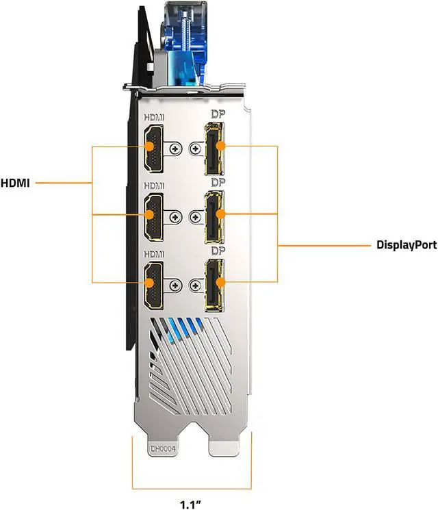 Alt view image 4 of 10 - GIGABYTE AORUS GeForce RTX 3090 XTREME WATERFORCE WB 24G Graphics Card, WATERFORCE Water Block Cooling System, 24GB 384-bit GDDR6X, GV-N3090AORUSX WB-24GD Video Card