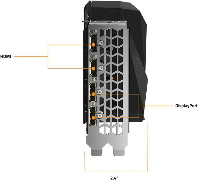 Alt view image 5 of 11 - GIGABYTE AORUS Radeon RX 6800 MASTER 16G Graphics Card, MAX-COVERED Cooling, 16GB 256-bit GDDR6, GV-R68AORUS M-16GD Video Card