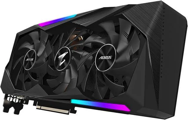 Alt view image 8 of 11 - GIGABYTE AORUS Radeon RX 6800 MASTER 16G Graphics Card, MAX-COVERED Cooling, 16GB 256-bit GDDR6, GV-R68AORUS M-16GD Video Card