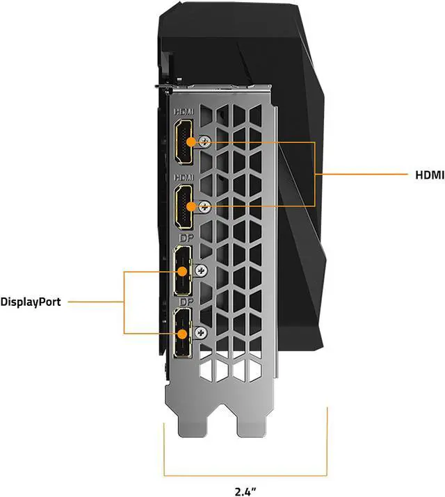 Alt view image 7 of 11 - GIGABYTE AORUS Radeon RX 6800 XT MASTER 16G Graphics Card, MAX-COVERED Cooling, 16GB 256-bit GDDR6, GV-R68XTAORUS M-16GD Video Card