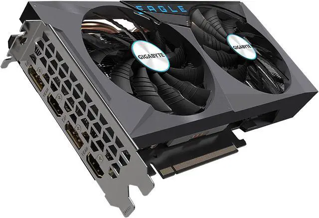 Alt view image 6 of 10 - GIGABYTE GeForce RTX 3060 EAGLE 12G Graphics Card, 2 x WINDFORCE Fans, 12GB 192-bit GDDR6, GV-N3060EAGLE-12GD Video Card