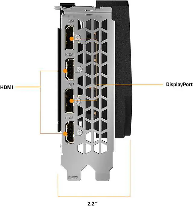 Alt view image 4 of 9 - GIGABYTE AORUS GeForce RTX 3060 ELITE 12G Graphics Card, 3 x WINDFORCE Fans, 12GB 192-bit GDDR6, GV-N3060AORUS E-12GD Video Card