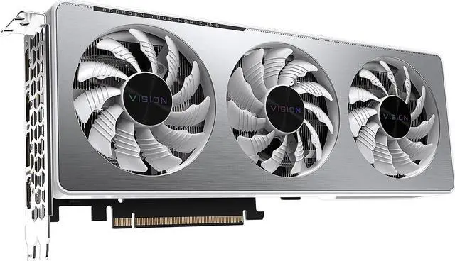 Alt view image 6 of 9 - GIGABYTE GeForce RTX 3060 VISION OC 12G Graphics Card, 3 x WINDFORCE Fans, 12GB 192-bit GDDR6, GV-N3060VISION OC-12GD Video Card