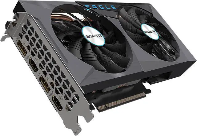 Alt view image 6 of 10 - GIGABYTE GeForce RTX 3060 EAGLE OC 12G Graphics Card, 2 x WINDFORCE Fans, 12GB 192-bit GDDR6, GV-N3060EAGLE OC-12GD Video Card