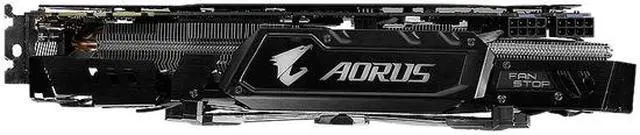 Alt view image 4 of 5 - GIGABYTE AORUS GeForce GTX 1080 8GB GDDR5X PCI Express 3.0 x16 SLI Support ATX Graphics Card GV-N1080AORUS-8GD