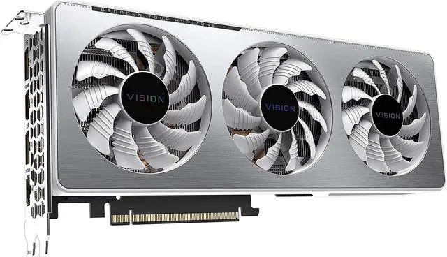 Alt view image 5 of 10 - GIGABYTE GeForce RTX 3060 Ti VISION OC 8G Graphics Card, WINDFORCE 3X Cooling System, 8GB 256-bit GDDR6, GV-N306TVISION OC-8GD Video Card