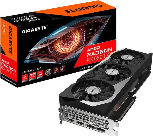 Alt view image 10 of 10 - GIGABYTE Radeon RX 6900 XT GAMING OC Video Card, GV-R69XTGAMING OC-16GD