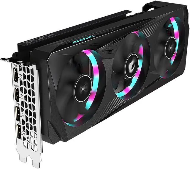 Alt view image 5 of 10 - GIGABYTE AORUS Radeon RX 6700 XT ELITE 12G Graphics Card, WINDFORCE 3X Cooling System, 12GB 192-bit GDDR6, GV-R67XTAORUS E-12GD Video Card