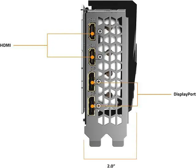 Alt view image 9 of 12 - GIGABYTE Radeon RX 6700 XT GAMING OC 12G Graphics Card, WINDFORCE 3X Cooling System, 12GB 192-bit GDDR6, GV-R67XTGAMING OC-12GD Video Card