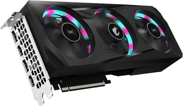 Alt view image 6 of 11 - GIGABYTE AORUS GeForce RTX 3060 Ti ELITE 8G Graphics Card, 3 x WINDFORCE Fans, 8GB 256-bit GDDR6, GV-N306TAORUS E-8GD Video Card