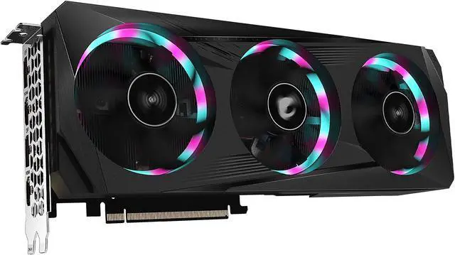 Alt view image 7 of 11 - GIGABYTE AORUS GeForce RTX 3060 Ti ELITE 8G Graphics Card, 3 x WINDFORCE Fans, 8GB 256-bit GDDR6, GV-N306TAORUS E-8GD Video Card