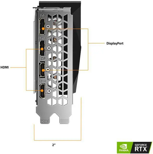 Alt view image 5 of 10 - GIGABYTE Gaming GeForce RTX 3070 8GB GDDR6 PCI Express 4.0 x16 ATX Graphics Card GV-N3070GAMING OC-8GD