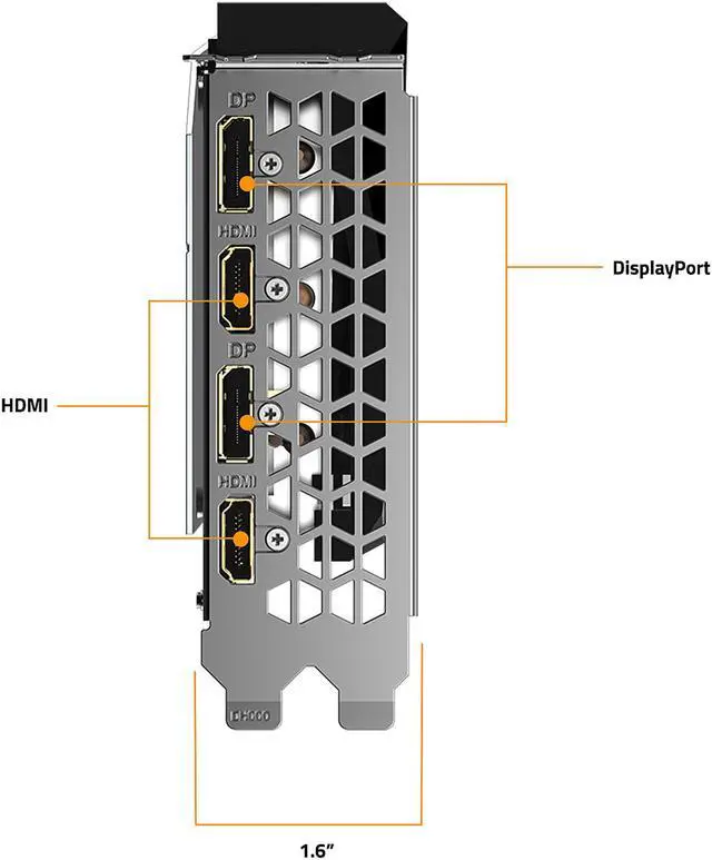 Alt view image 7 of 11 - GIGABYTE Gaming OC GeForce RTX 3060 12GB GDDR6 PCI Express 4.0 ATX Video Card GV-N3060GAMING OC-12GD (rev. 2.0) (LHR)