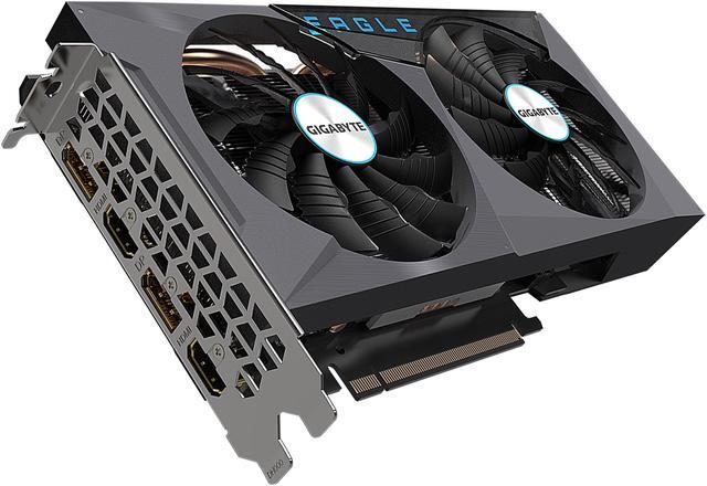 Alt view image 5 of 10 - GIGABYTE Eagle OC GeForce RTX 3060 12GB GDDR6 PCI Express 4.0 ATX Video Card GV-N3060EAGLE OC-12GD (rev. 2.0) (LHR)
