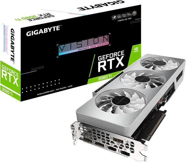 Alt view image 10 of 10 - GIGABYTE VISION OC GeForce RTX 3080 Ti 12GB GDDR6X PCI Express 4.0 ATX Graphics Card GV-N308TVISION OC-12GD