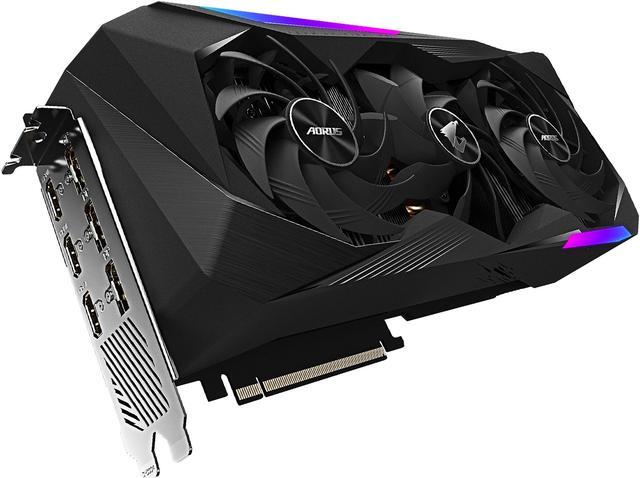 Alt view image 4 of 11 - GIGABYTE AORUS GeForce RTX 3070 Ti 8GB GDDR6X PCI Express 4.0 ATX Graphics Card GV-N307TAORUS M-8GD