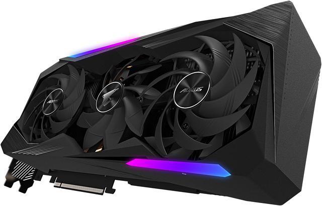 Alt view image 8 of 11 - GIGABYTE AORUS GeForce RTX 3070 Ti 8GB GDDR6X PCI Express 4.0 ATX Graphics Card GV-N307TAORUS M-8GD