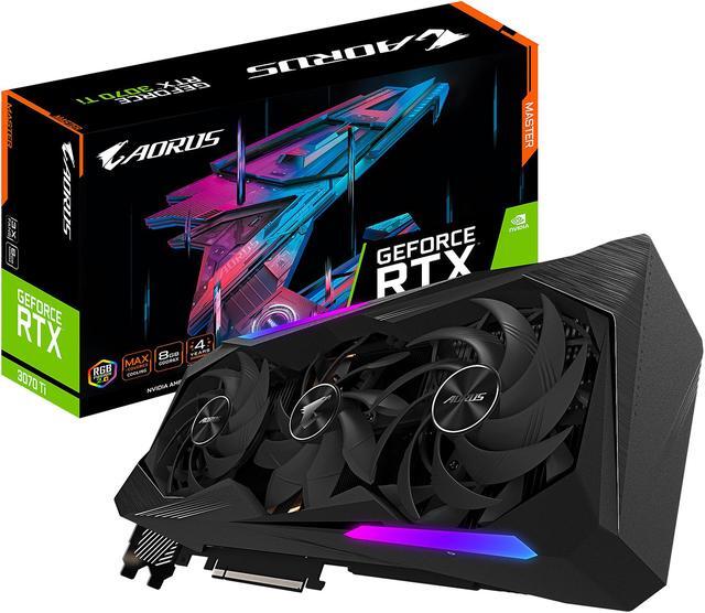 Alt view image 11 of 11 - GIGABYTE AORUS GeForce RTX 3070 Ti 8GB GDDR6X PCI Express 4.0 ATX Graphics Card GV-N307TAORUS M-8GD