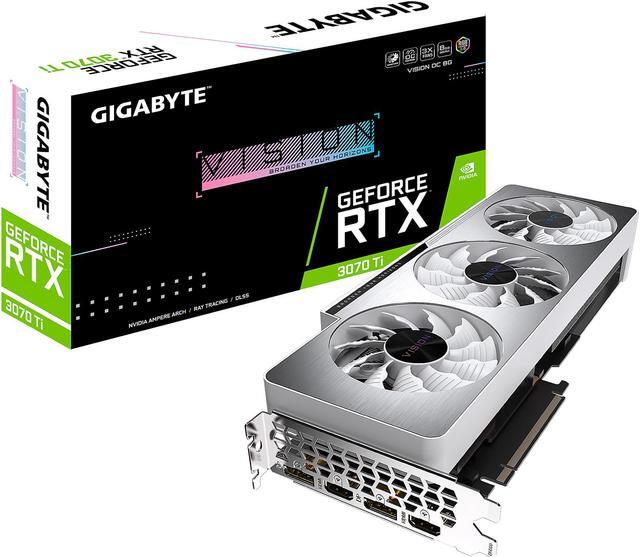 Alt view image 10 of 10 - GIGABYTE Vision GeForce RTX 3070 Ti 8GB GDDR6X PCI Express 4.0 ATX Graphics Card GV-N307TVISION OC-8GD