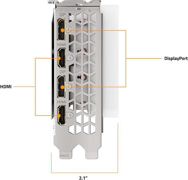 Alt view image 6 of 10 - GIGABYTE Vision GeForce RTX 3070 Ti 8GB GDDR6X PCI Express 4.0 ATX Graphics Card GV-N307TVISION OC-8GD