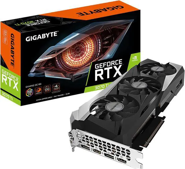 Alt view image 12 of 12 - GIGABYTE Gaming GeForce RTX 3070 Ti 8GB GDDR6X PCI Express 4.0 ATX Graphics Card GV-N307TGAMING OC-8GD